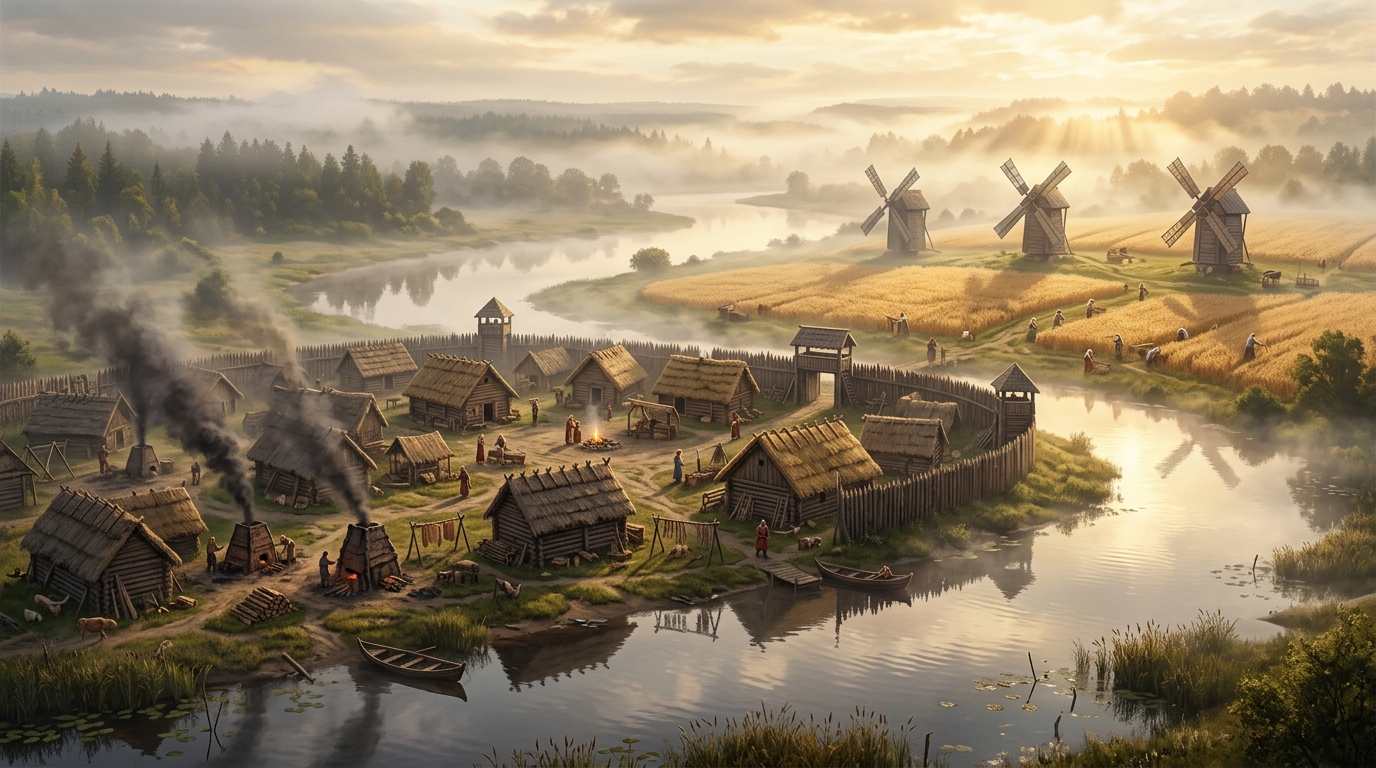 Słowiańska Osada nad rzeką - The Settlers